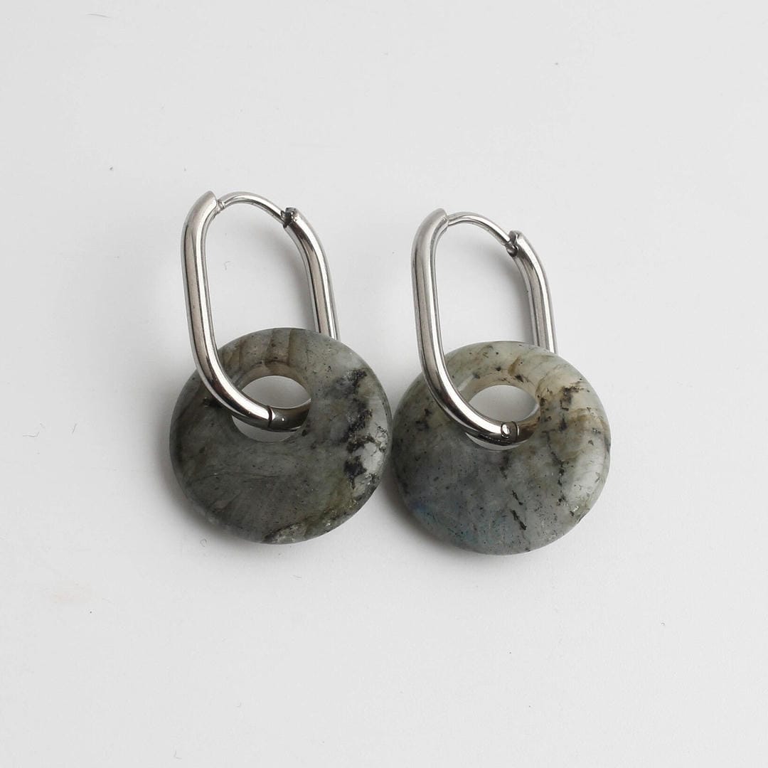 Tirza Earrings Natural Stone