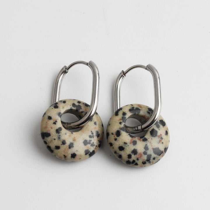 Tirza Earrings Natural Stone