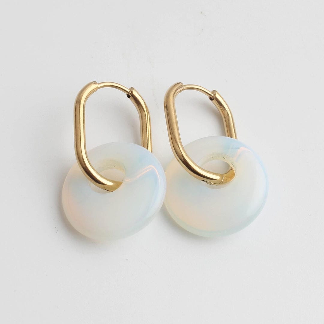 Tirza Earrings Natural Stone
