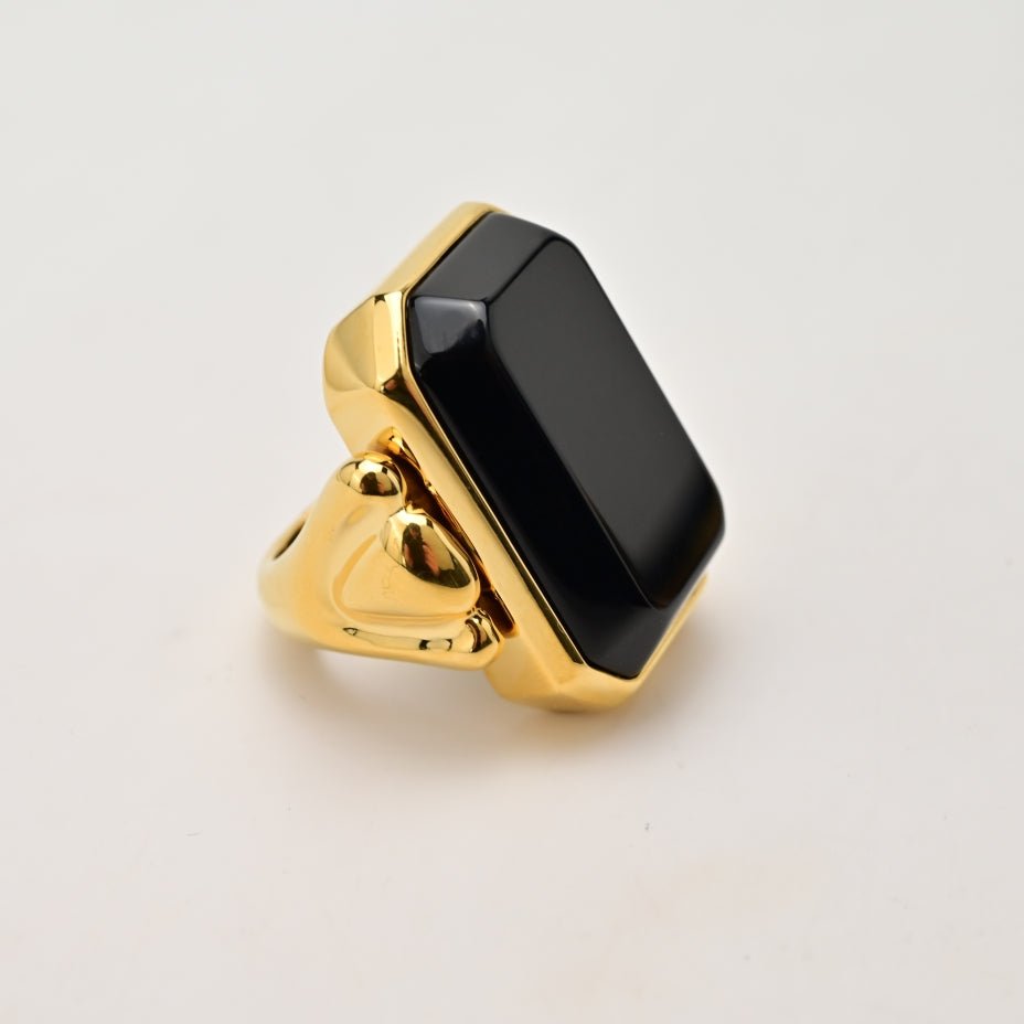 Marique French Vintage Agate Ring