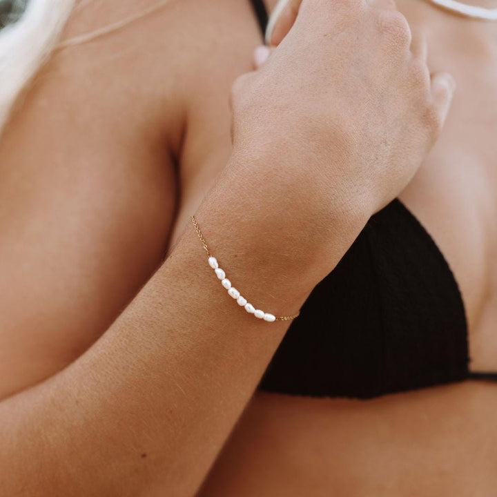 Mini Luster Pearl Bracelet