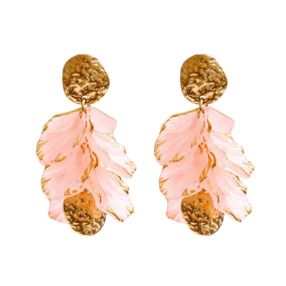 Moon Petal Delicate Earrings