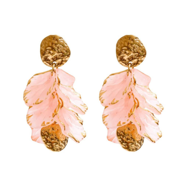 Moon Petal Delicate Earrings