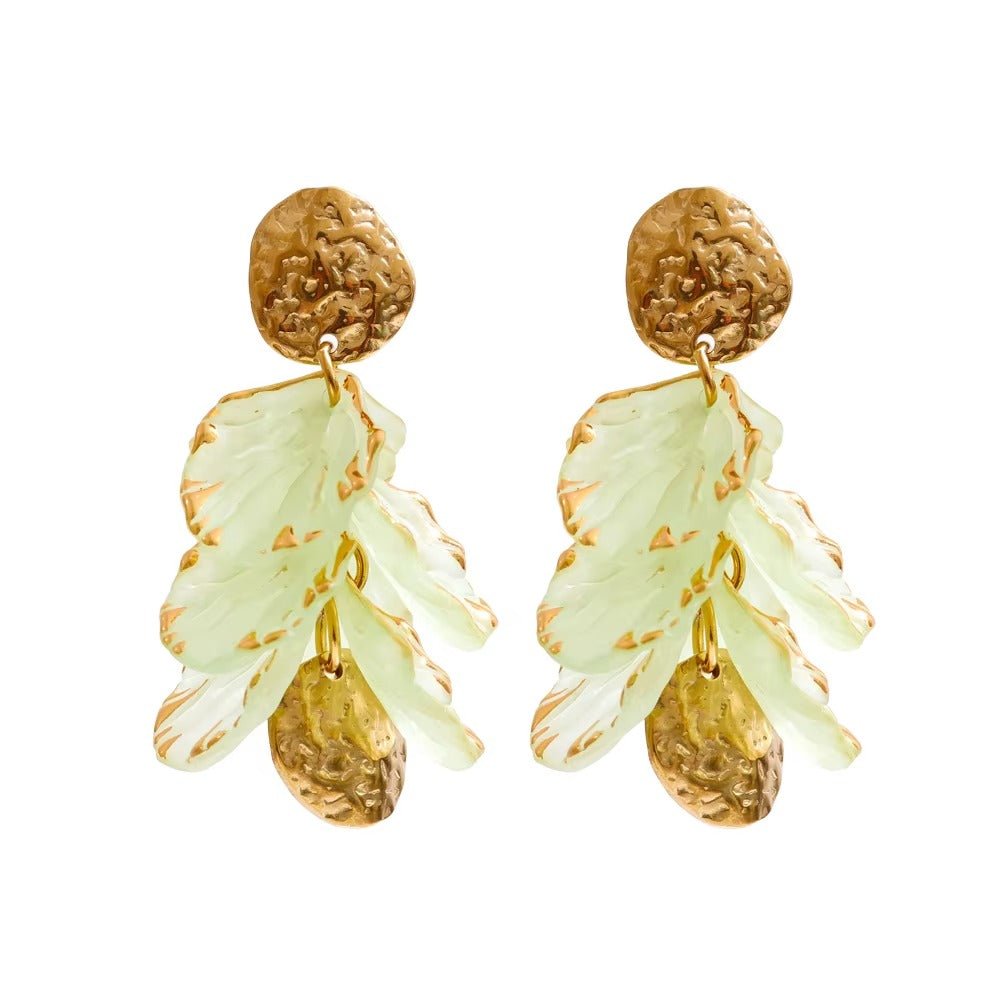 Moon Petal Delicate Earrings