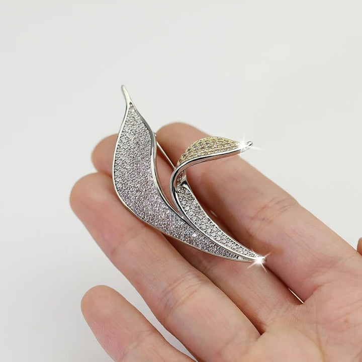 Moonlight Calla Brooch