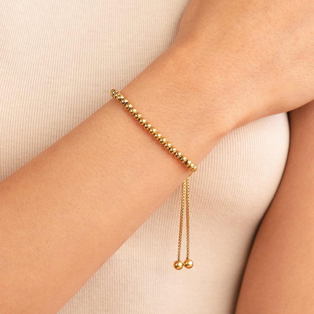Grace Beaded Gold Bracelet