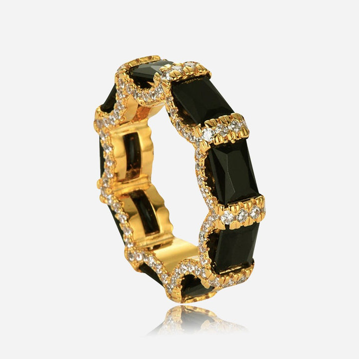 Noir Halo Band Ring