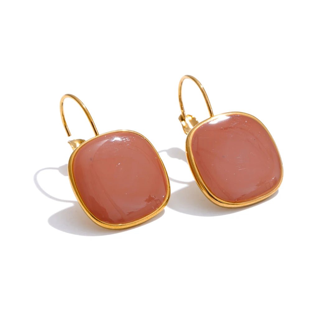 Nova Tile Drop Earrings