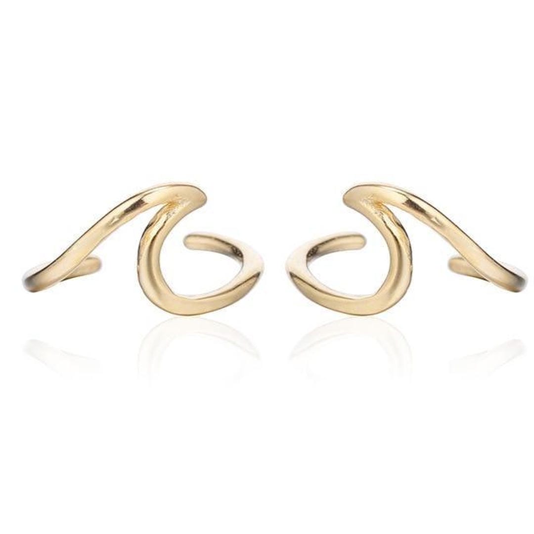 Azure Wave Ear Cuff