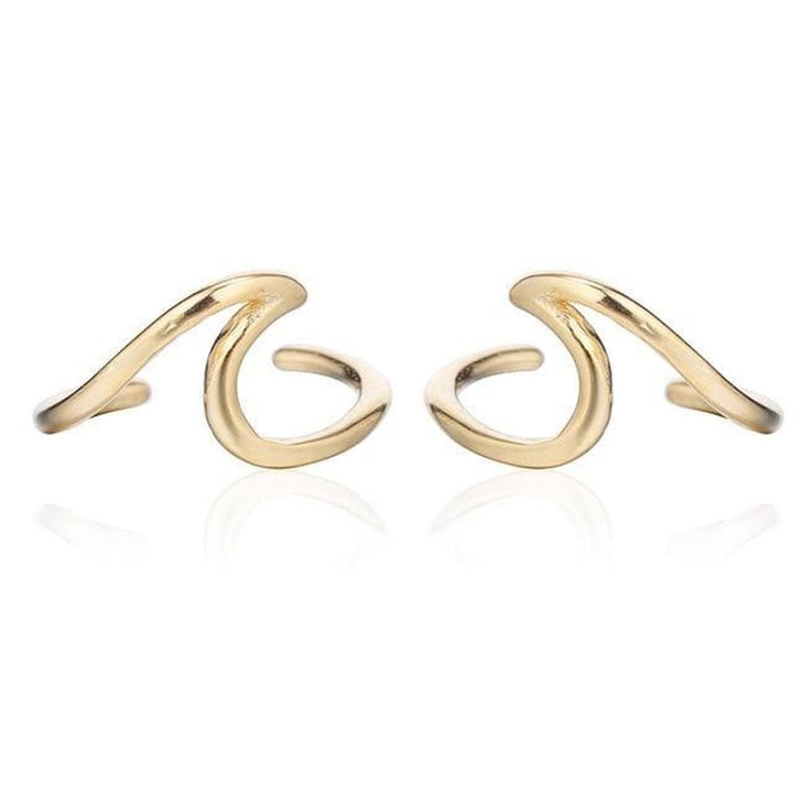 Azure Wave Ear Cuff