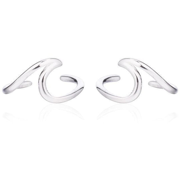 Azure Wave Ear Cuff