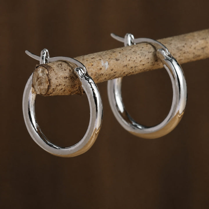 Regal Gold Silver Hoops