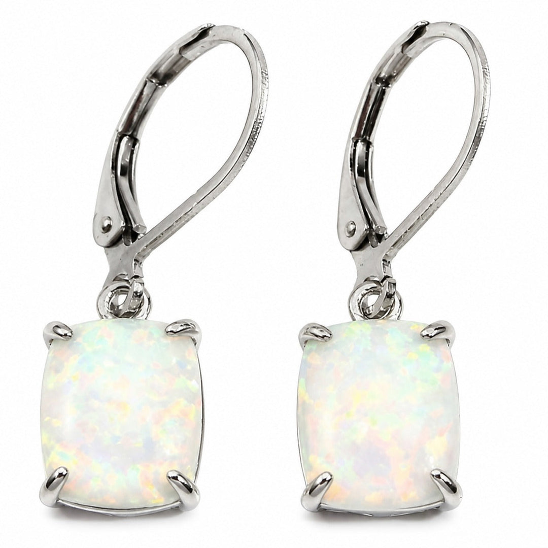 Prestige Opal Square Earrings