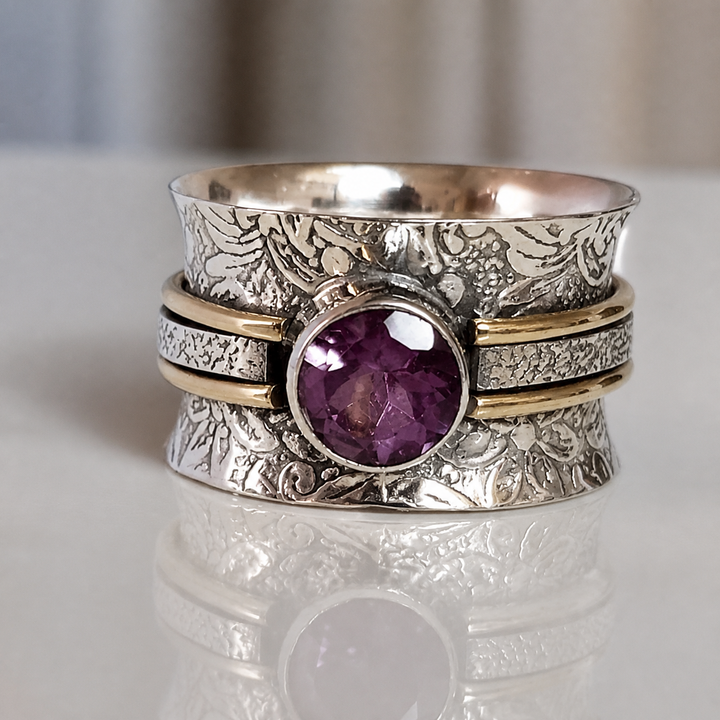 Bohemian Crystal Meditation Ring
