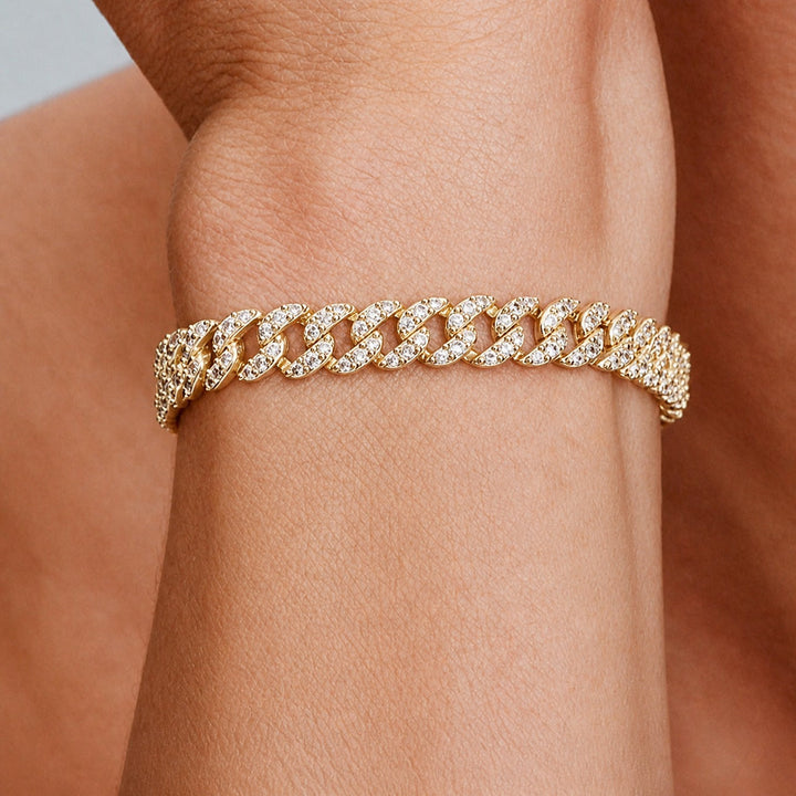 Pave Cuban Shine Bracelet