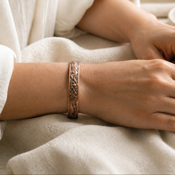 Rustic Loam Copper Bracelet