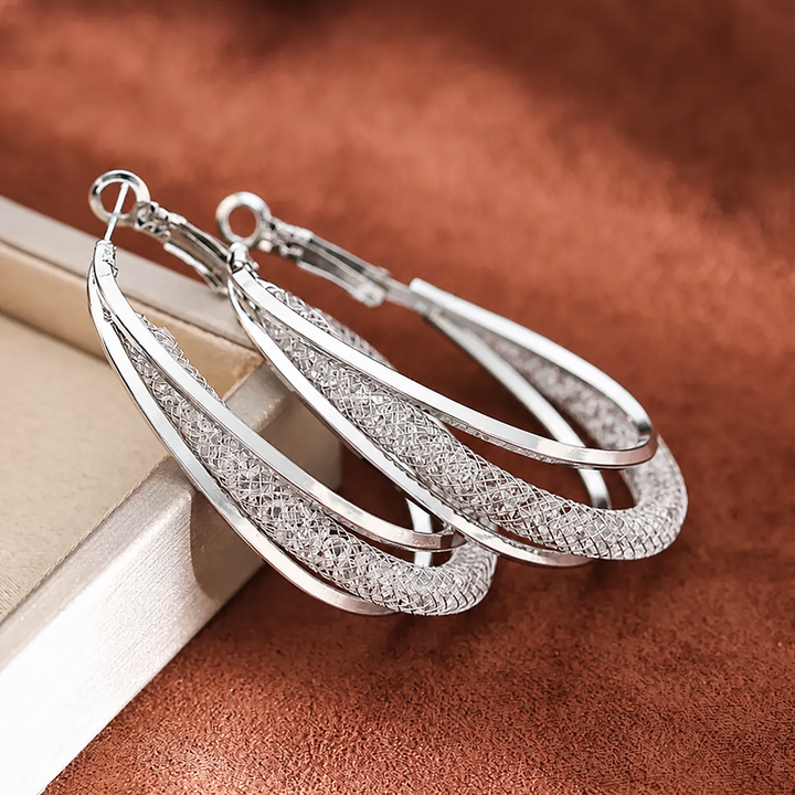Sculpted Hoop Earrings