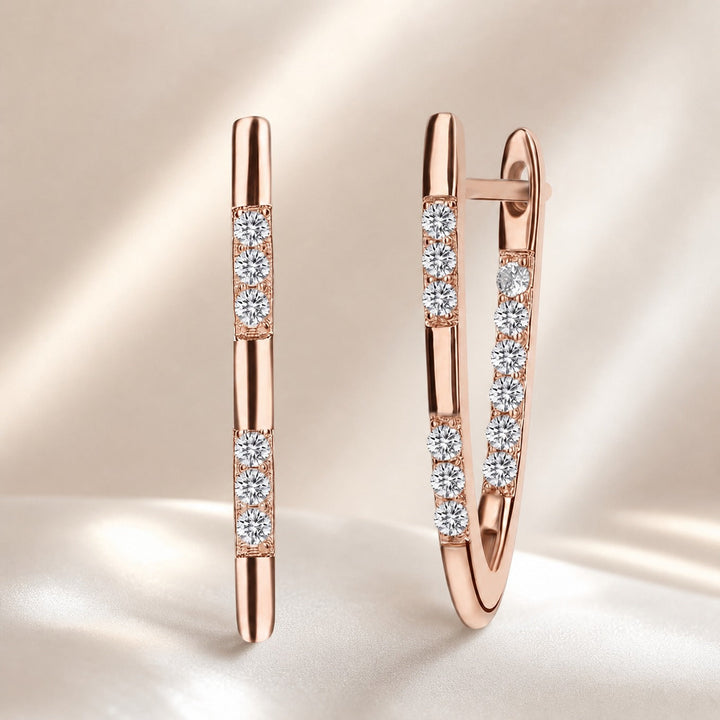 Imperial Aura Cubic Zirconia Hoops