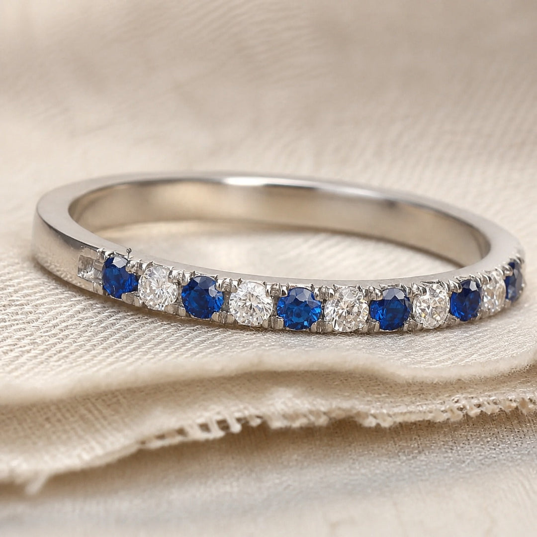Sapphire Minimalist Ring