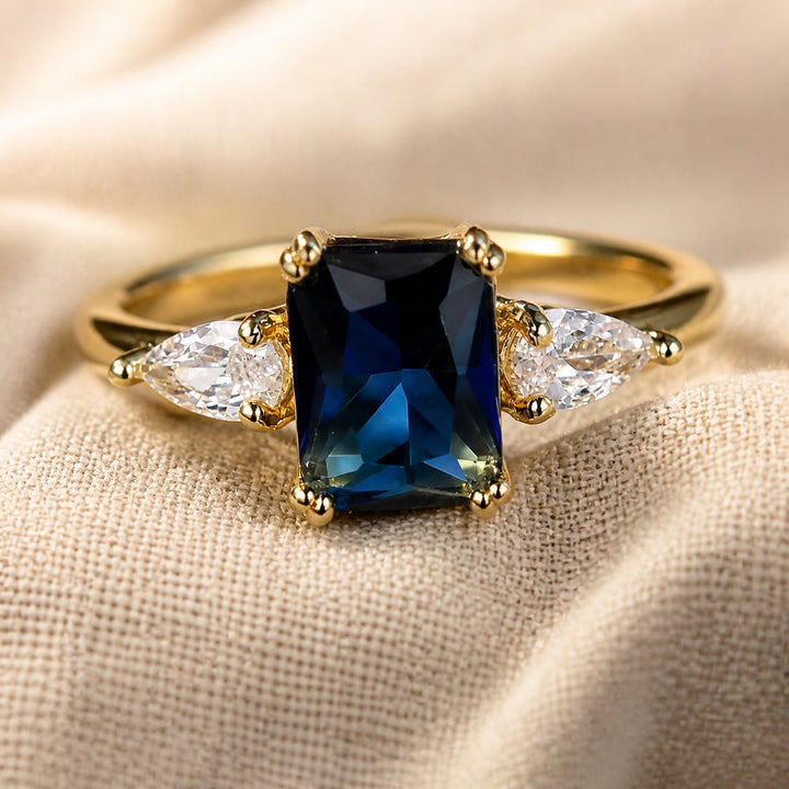 Sapphire Charm Ring