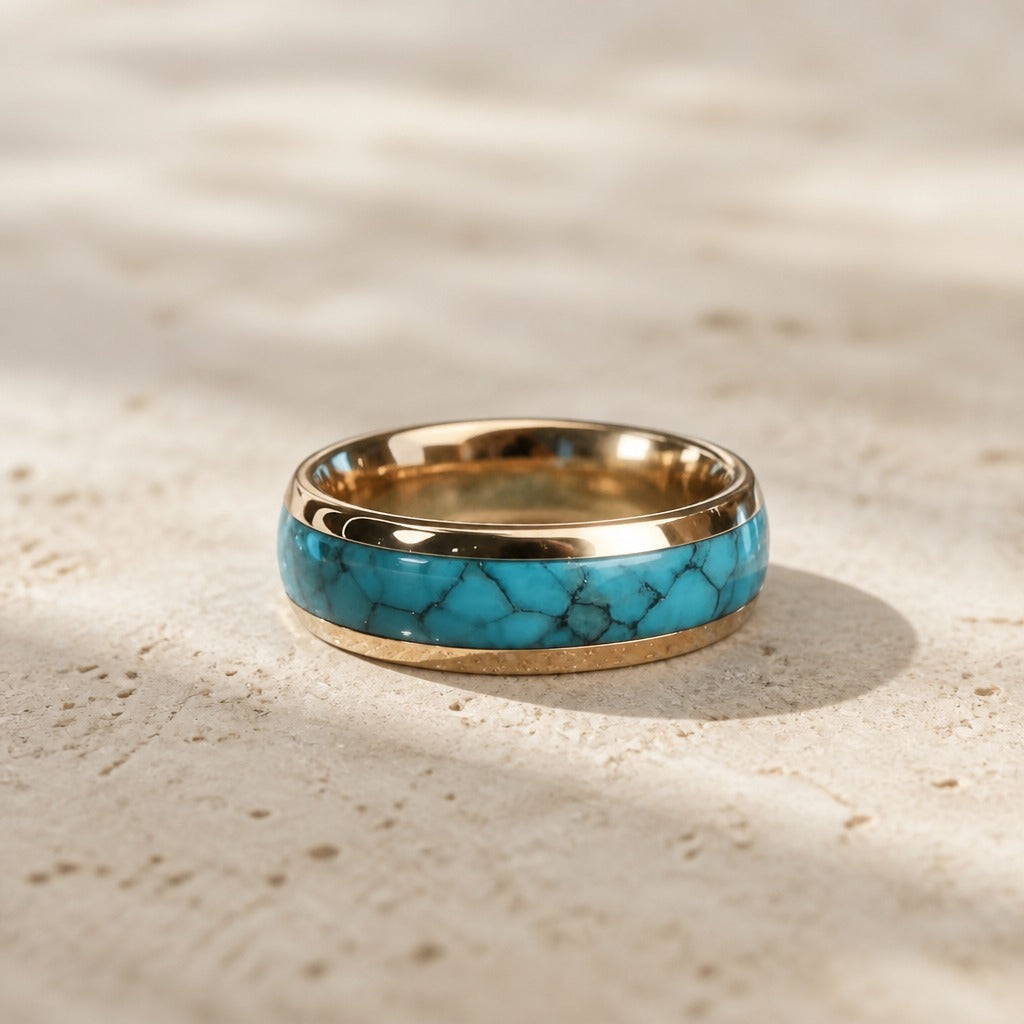 Elite Turquoise Band Ring