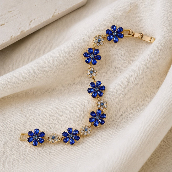 Floral Bloom Zirconia Bracelet