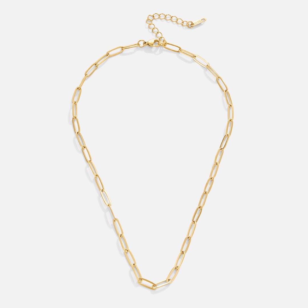 Gold Chain Link Necklace