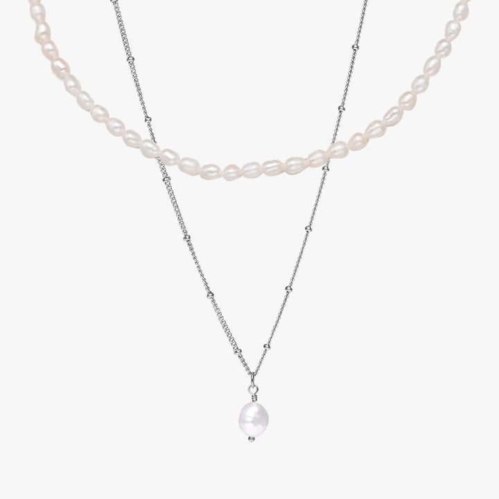 Radiant Pearl Harmony Necklace Set
