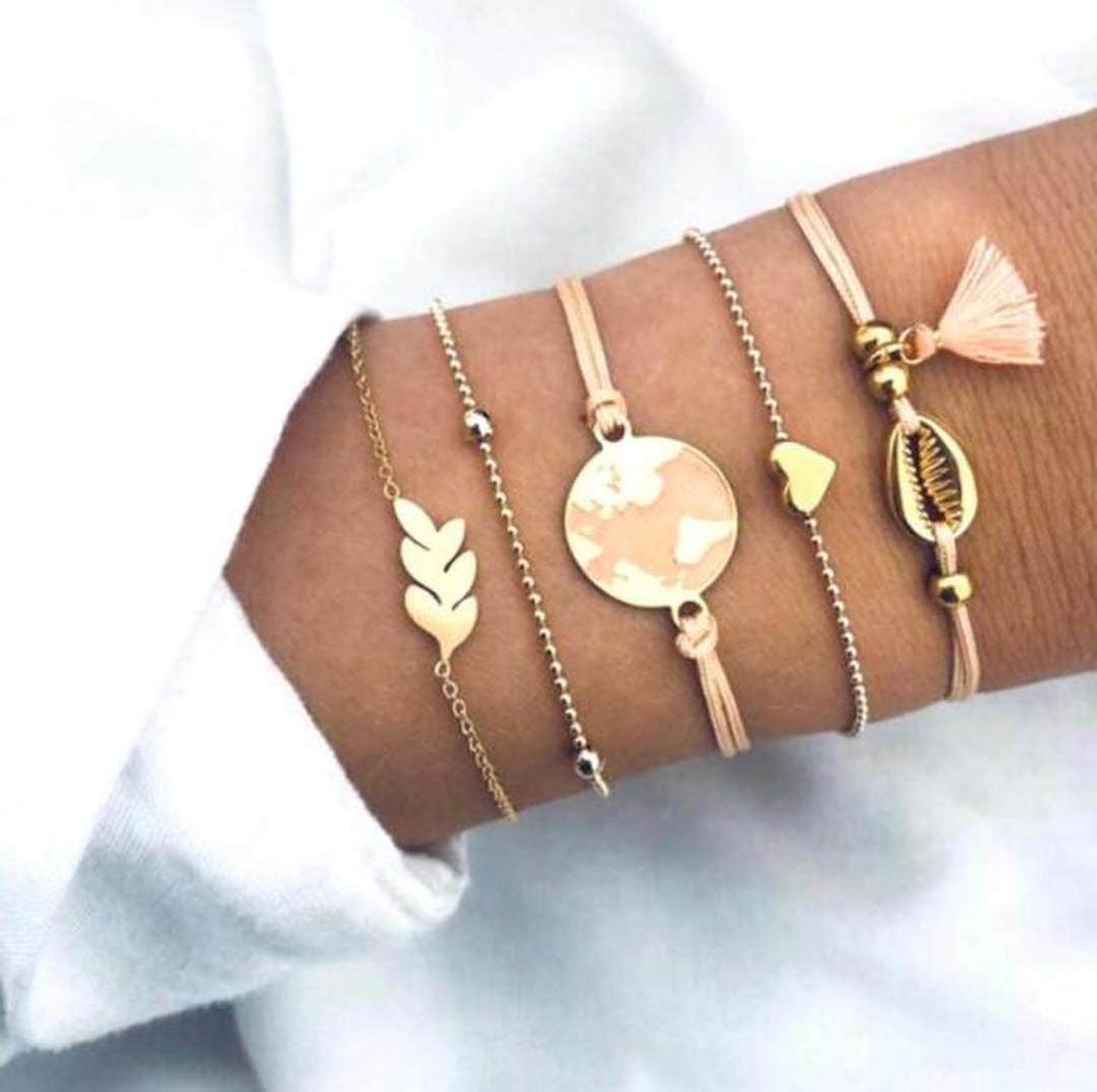 Set of 5 Premium Unique Bracelets