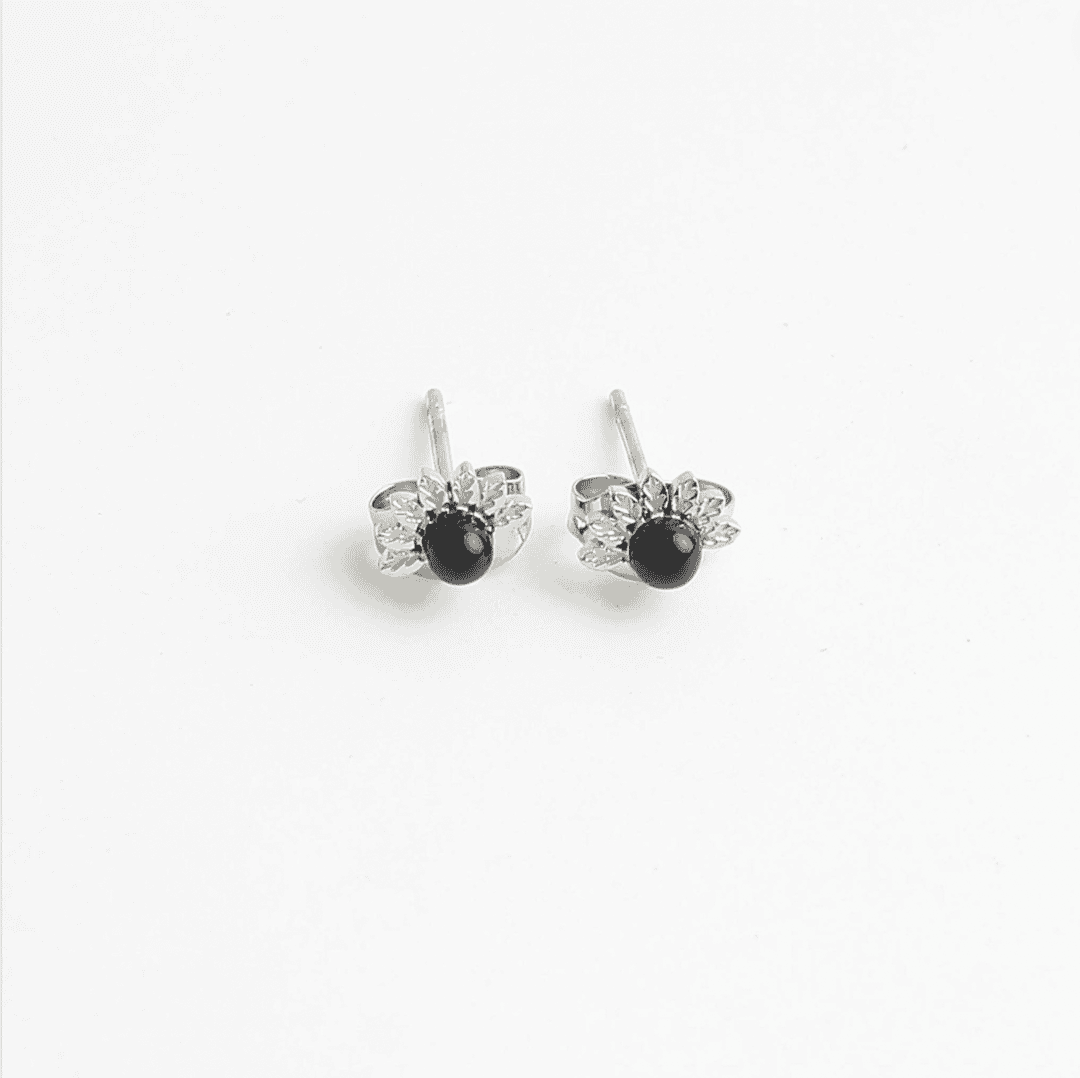 Gorgeous Half Sun Stud Earrings