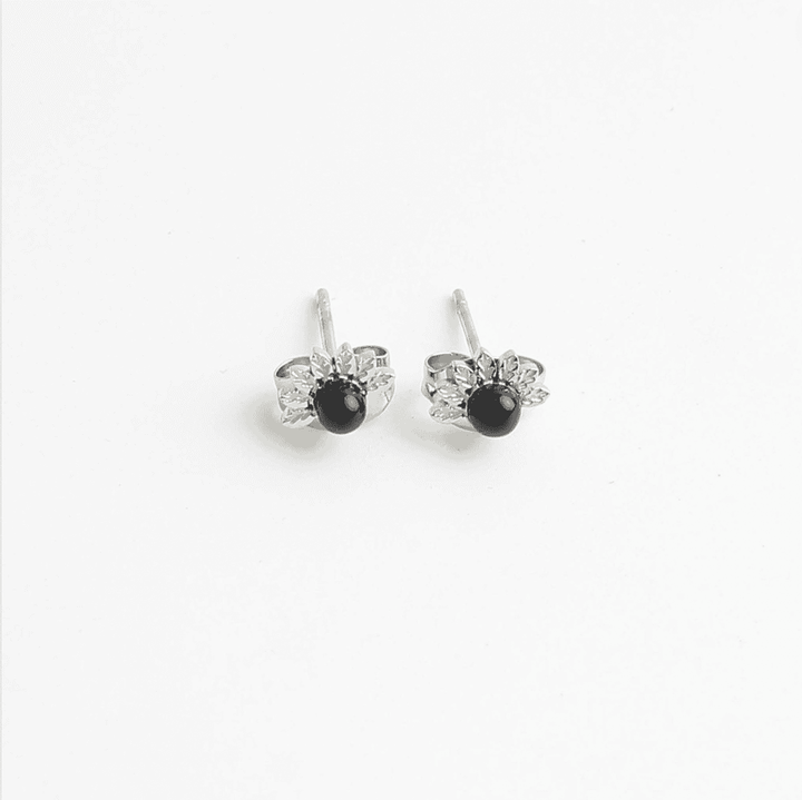 Gorgeous Half Sun Stud Earrings