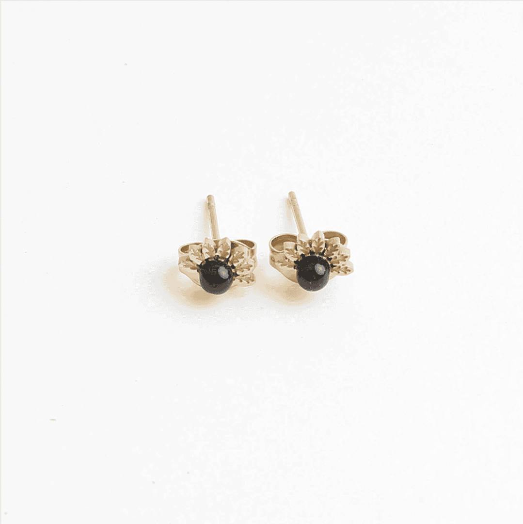 Gorgeous Half Sun Stud Earrings