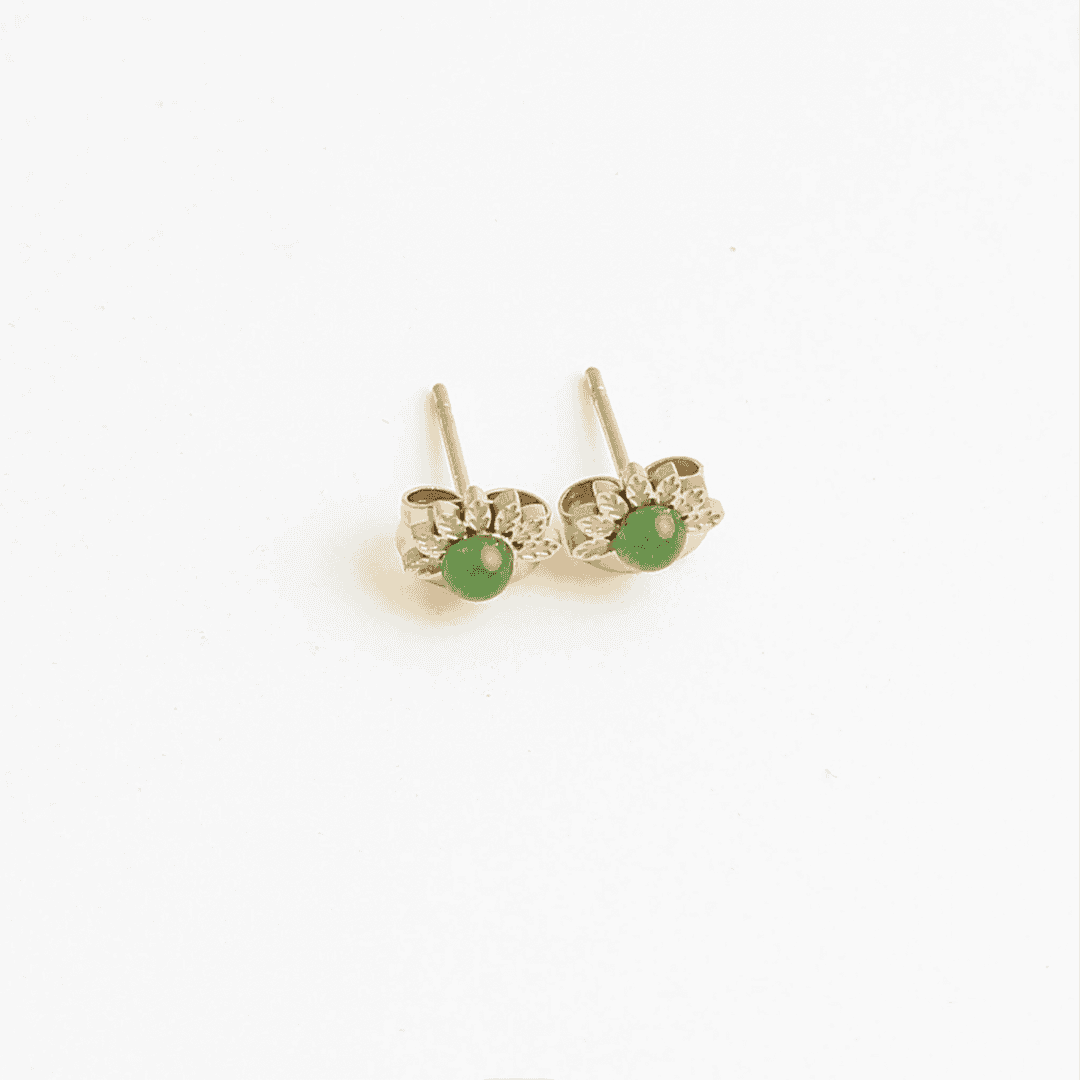 Gorgeous Half Sun Stud Earrings