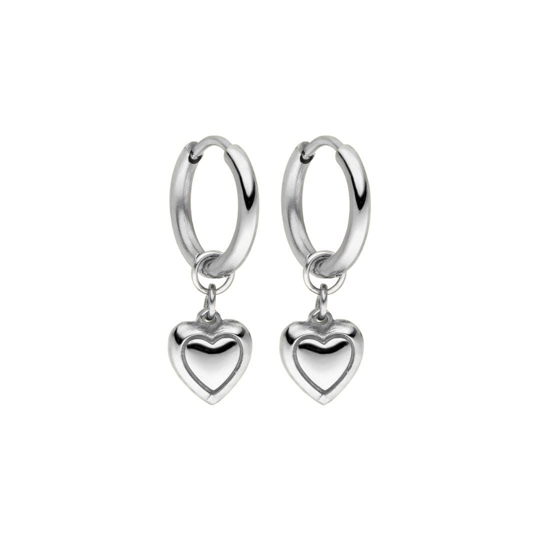 Elegant Heart Glow Earrings