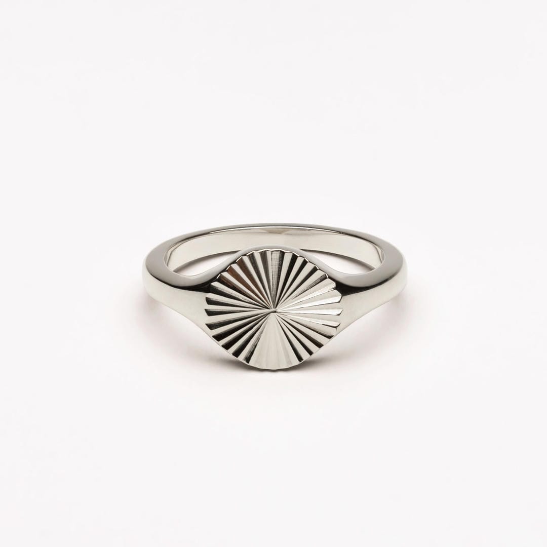 Sun Circle Ring in Gold or Silver