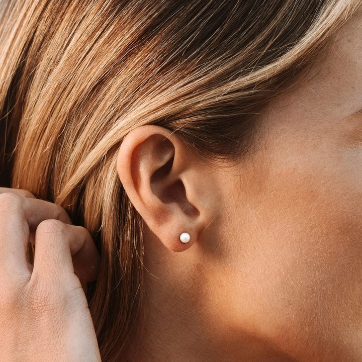 Freshwater Pearl Stud Earrings
