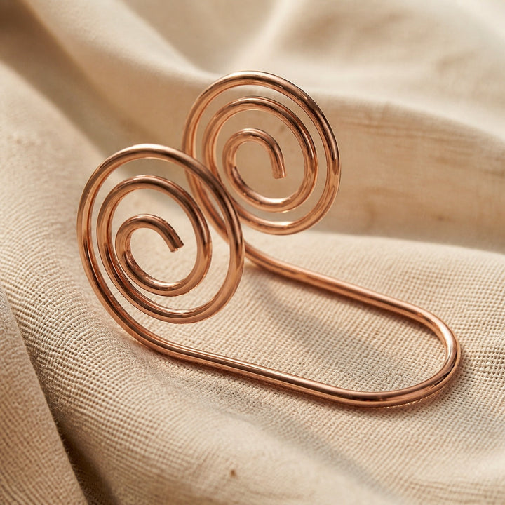 Flow Signature Copper Hand Spiral