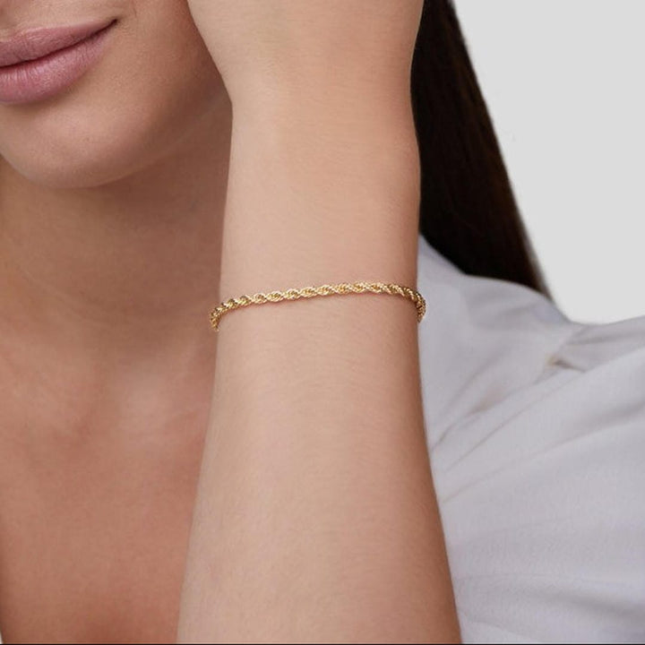 Modern Chic Gold Bracelet