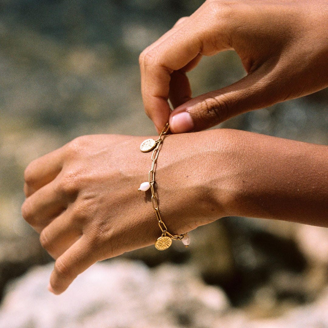 Radiant Golden Sun Bracelet